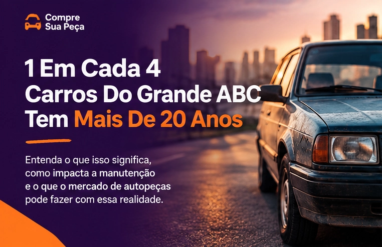 1 Em Cada 4 Carros Do Grande ABC Tem Mais De 20 Anos